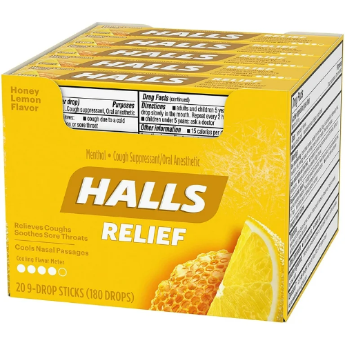 Halls honey alt